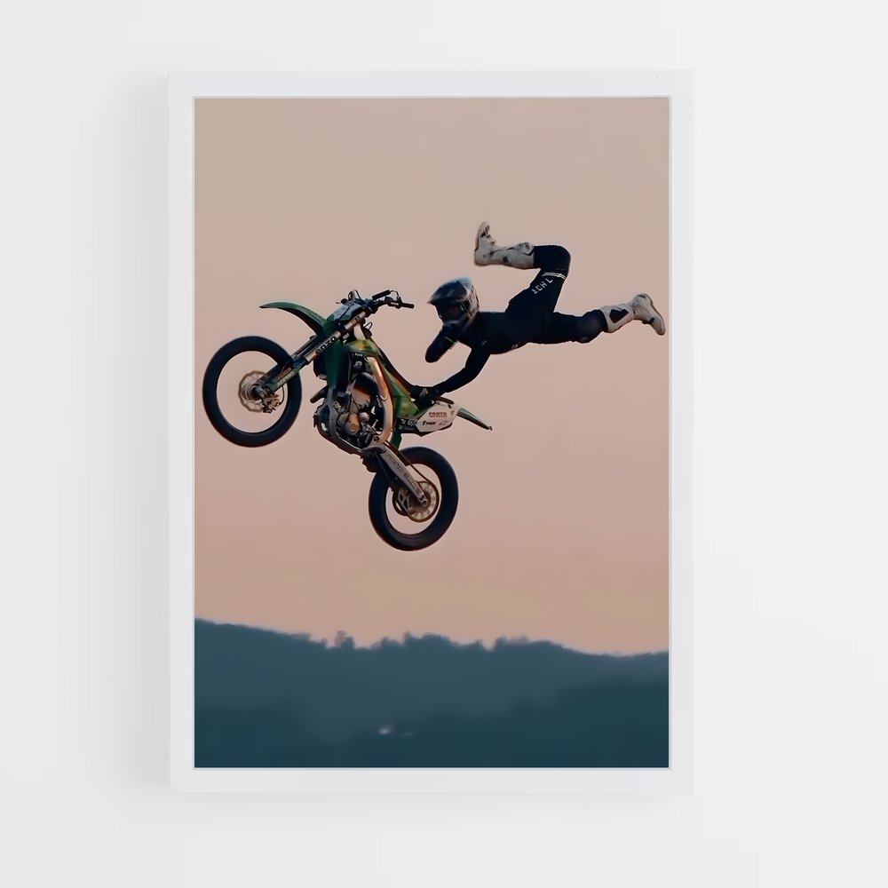 Poster Free Style – affiche Motocross freestyle (vue 3)